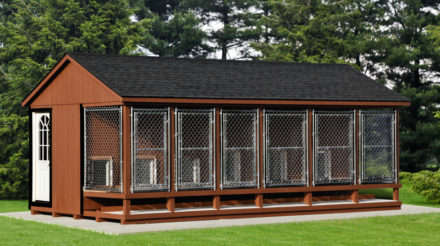 outside dog kennels